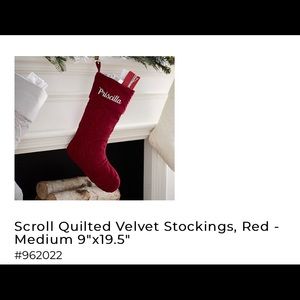 2 Pottery Barn stockings